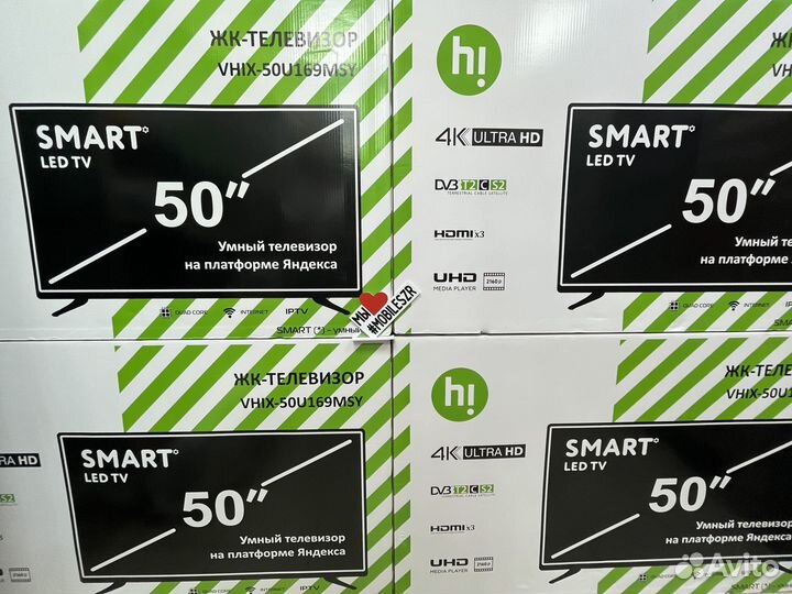 Телевизор Hi vhix-50U169MSY SmartTV (черный)