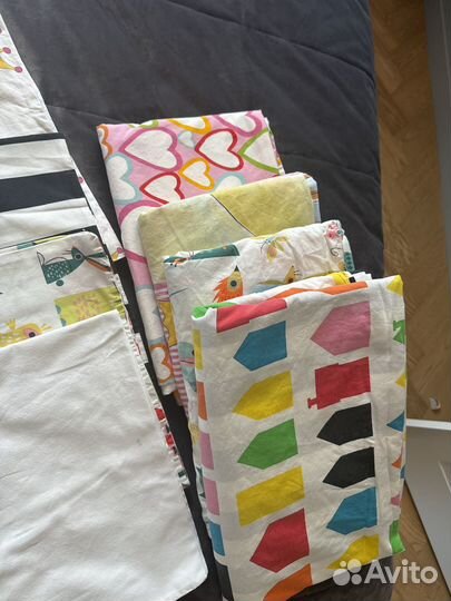 Детское постельное белье икеа б/у