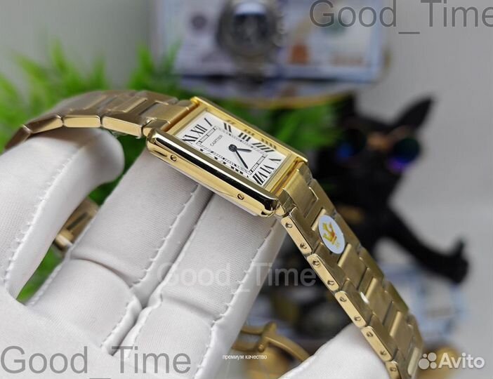 Мужские кварцевые часы Cartier