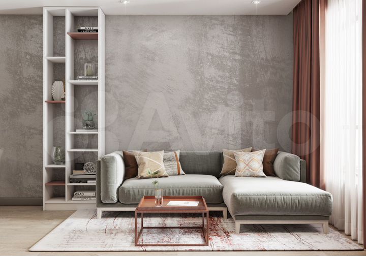 2-к. квартира, 62,1 м², 6/23 эт.