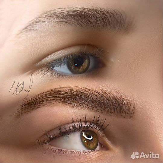 Ламинирование ресниц и бровей. Халяль коррекция