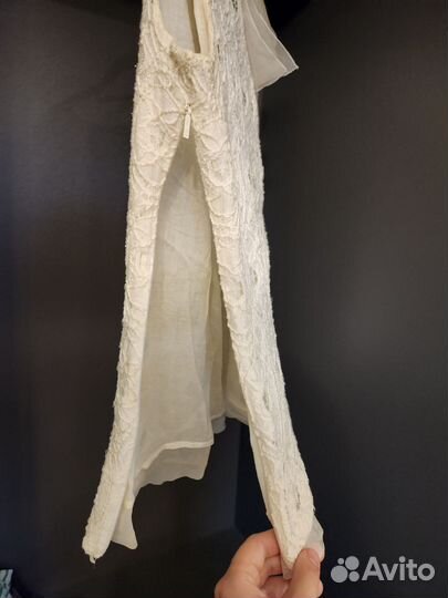 Блузка кружевная женская размер М без рукавов