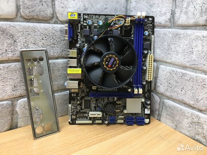 Связка asrock h61m-vs + Core i3 2100. Гарантия