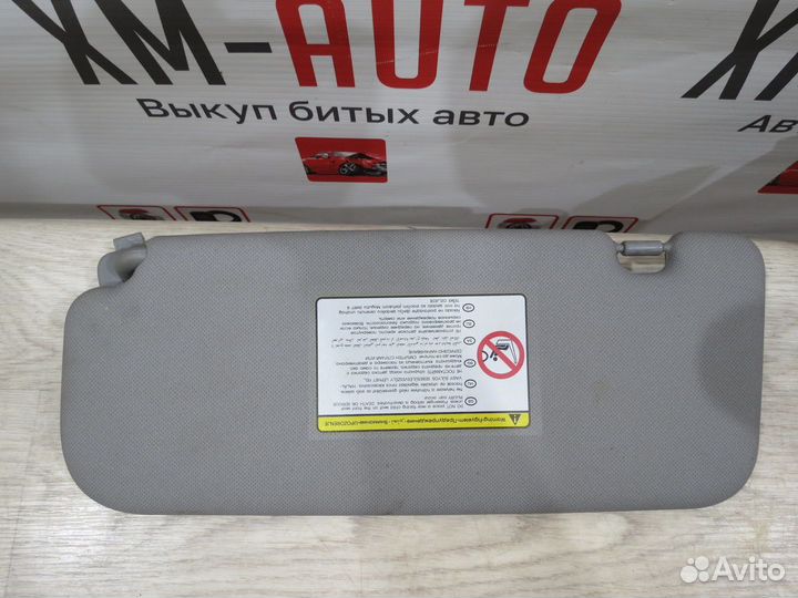 Козырек солнцезащитный правый Hyundai Solaris