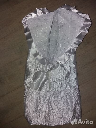 Конверт на выписку новорожденных белый