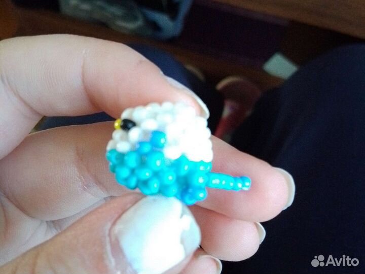 Амигуруми попугай