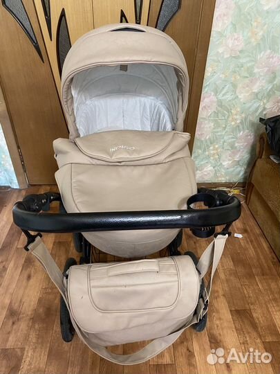 Коляска 2 в 1 эко кожа