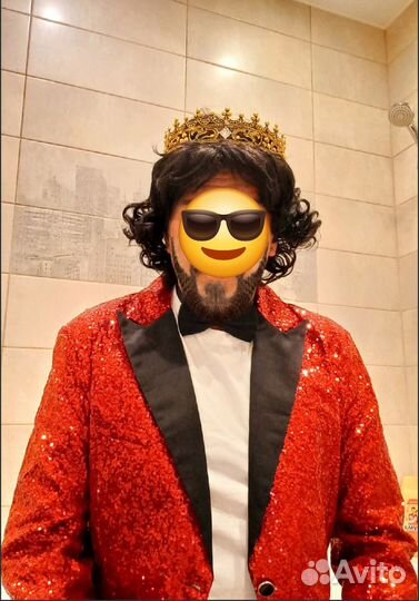 Пиджак мужской с паетками