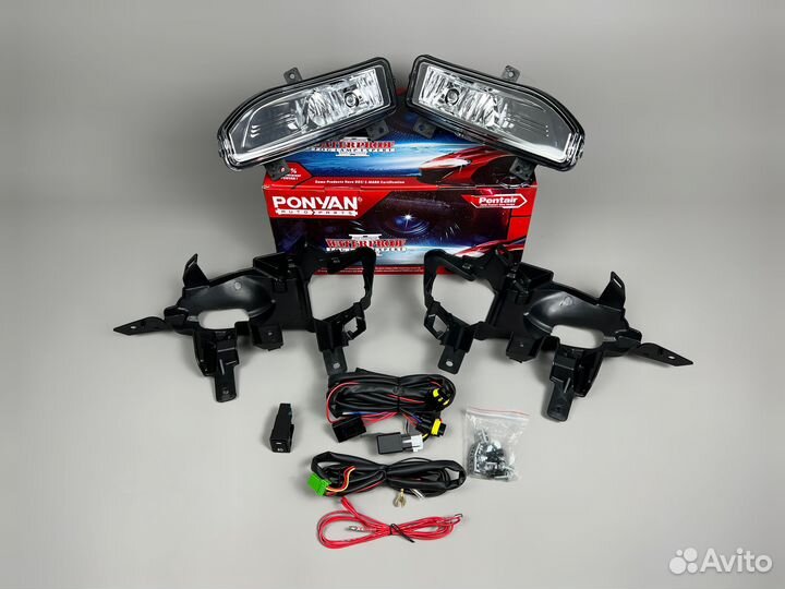 Уст комплект туманок Nissan Qashqai 2м с18г