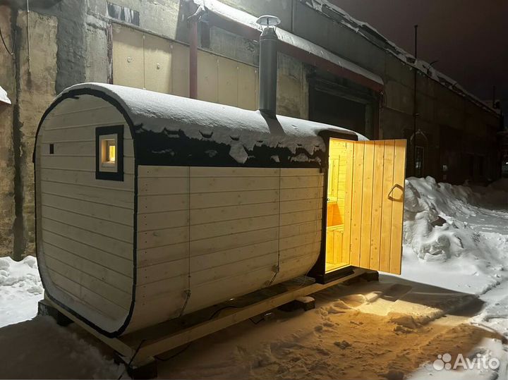 Баня бочка под ключ