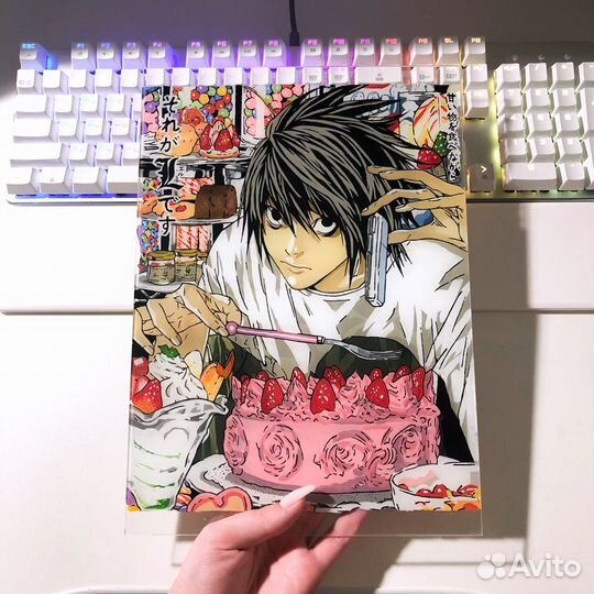 Аниме на стекле, Эл, Тетрадь смерти