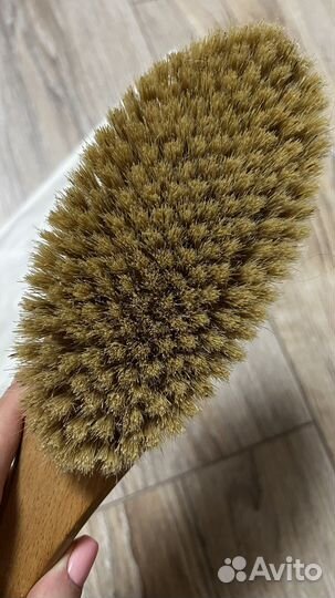 Щетка для сухого массажа c щетиной вепря Didali