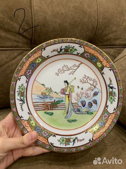 Тарелка ручная роспись