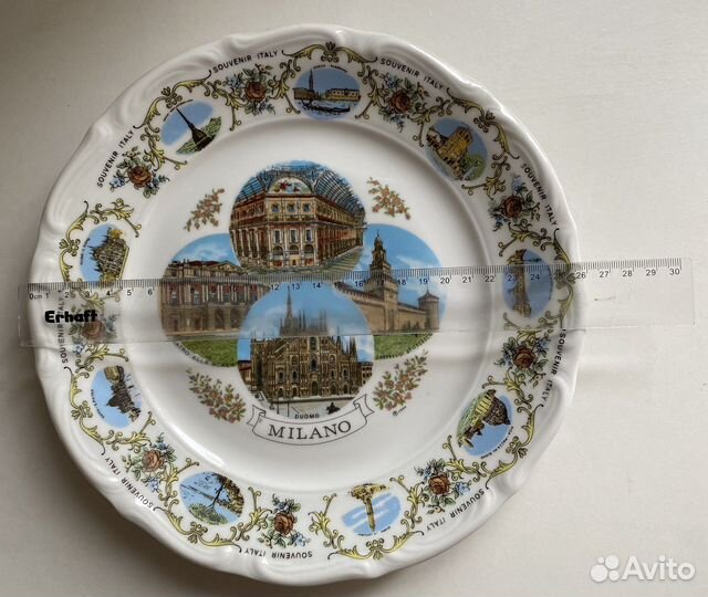 Настенная тарелка Milano