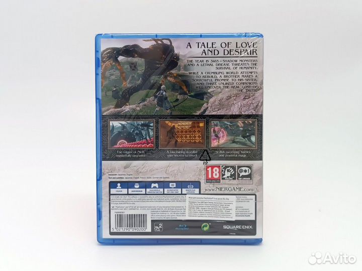 NieR Replicant ver.1.22474487139. (PS4 вид Новый