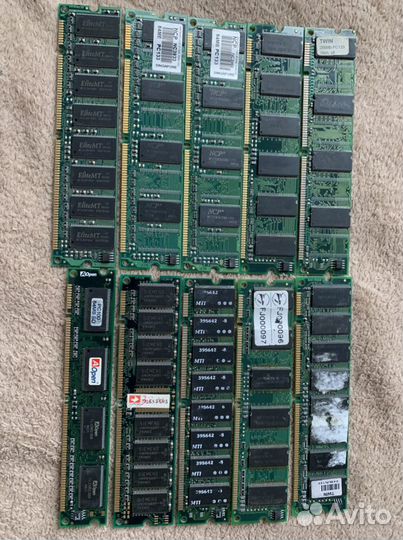 Оперативная память Sd Ram и Simm 8,32,64, и 256 mb
