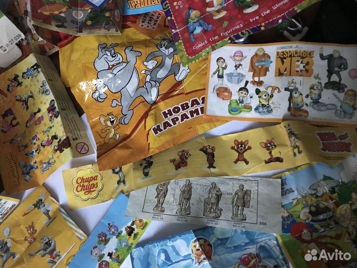 Вкладыши киндер