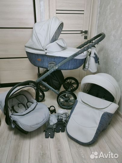 Коляска 3 в 1 Indigo Marco City Eco