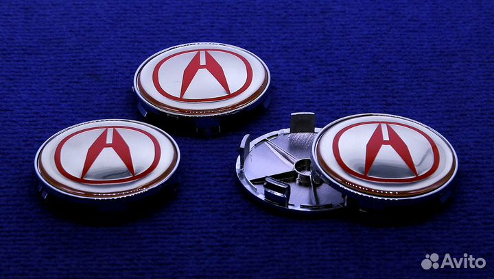 Комплект Колпачков неоригинального диска Acura сер