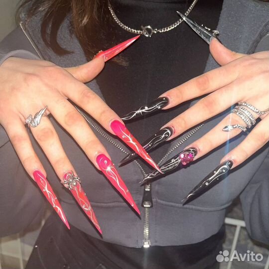 Наращивание ногтей, коррекция