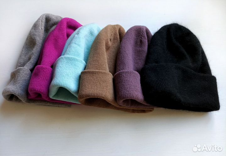 Шапка вязаная женская
