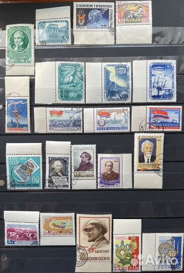 Марки почтовые, СССР, (Подборка 2), фил.гашение