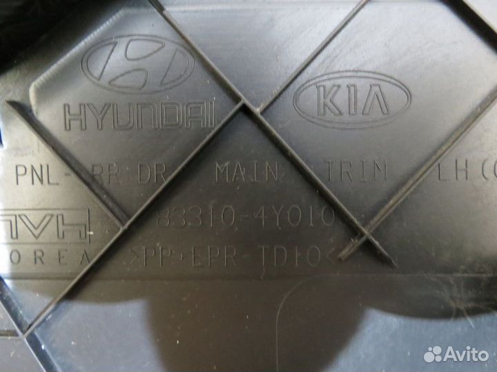 Обшивка двери задняя левая Kia Rio 3