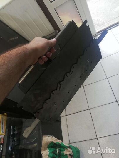 Мангал 46х30 на высоких ножках разборной