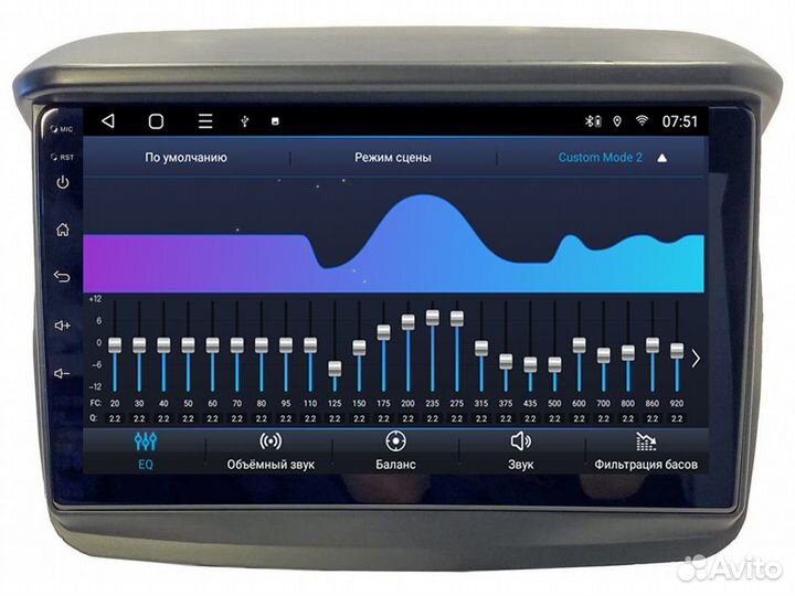 Магнитола Mstar TS109155A для Mitsubishi L200