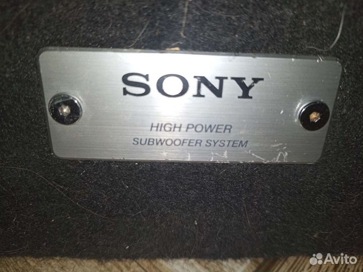 Сабвуфер sony XS-GTX150LE