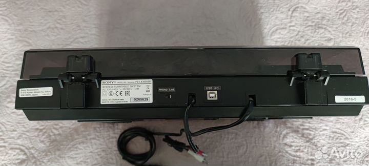 Проигрыватель виниловых пластинок sony PS-LX300USB