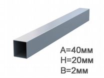 Прoфильная трубa 40х20х1,5мм