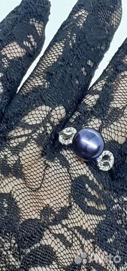 Серебряное кольцо с жемчугом