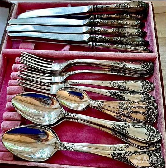 Мельхиор Зиш новый столовый набор 24 прибора