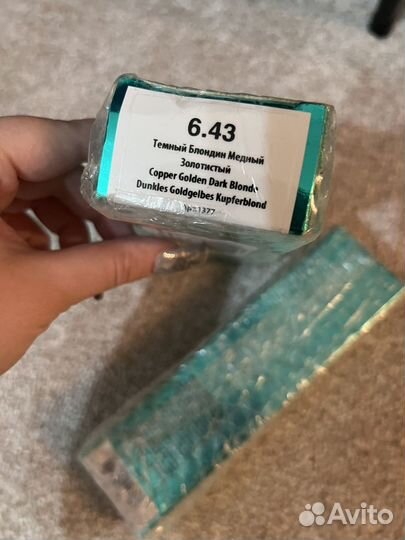 Краска для волос капус 6.43