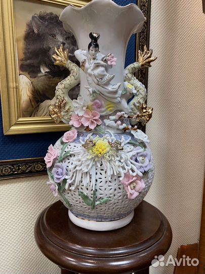 Ваза китайский фарфор винтаж