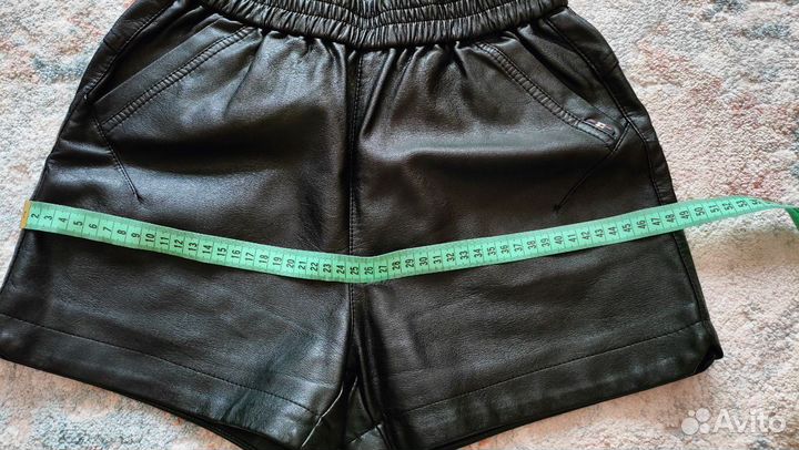 Шорты кожаные женские