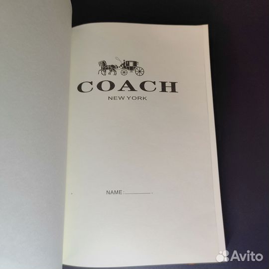 Блокнот Coach