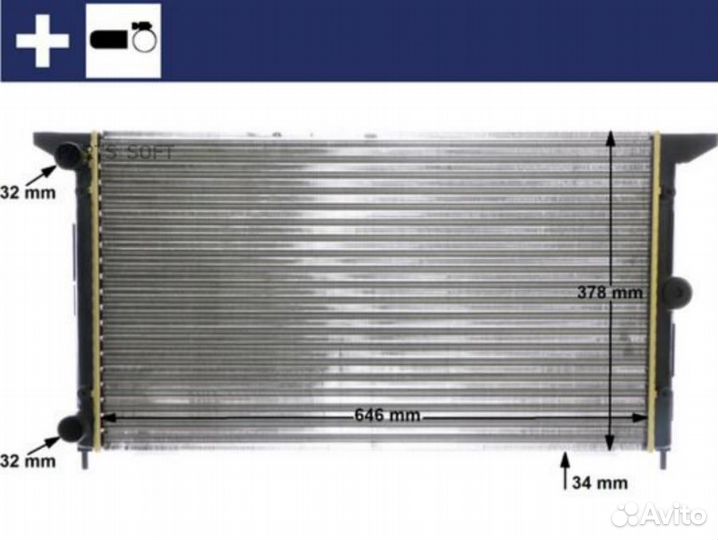 Mahle Радиатор основной