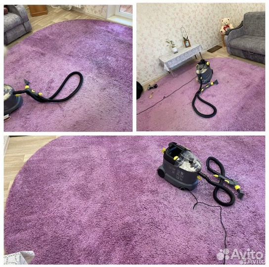 Выездная химчистка мебели, ковров