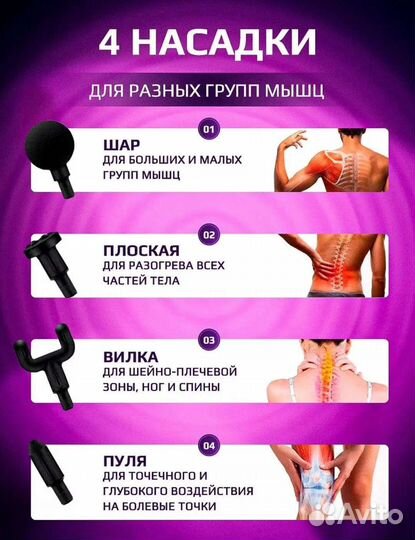 Массажёр-пистолет, перкуссионный