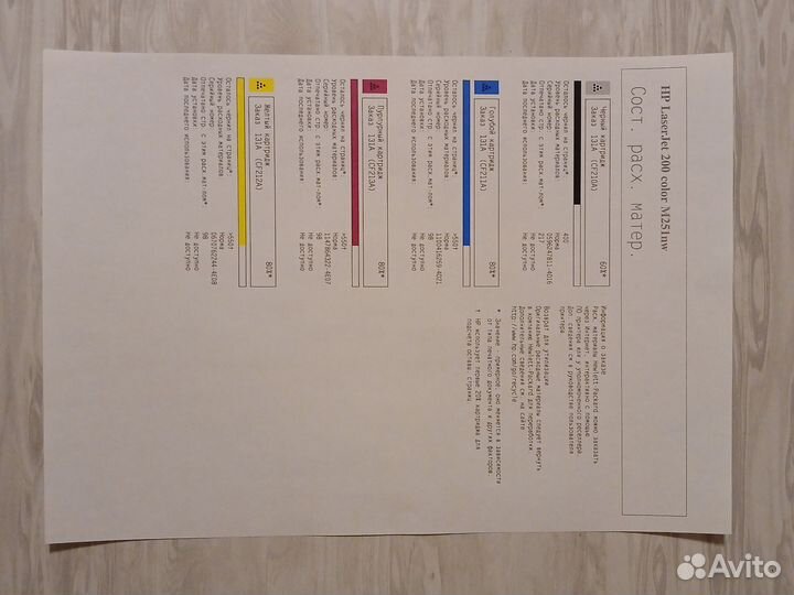 Цветной принтер HP LaserJet Pro 200
