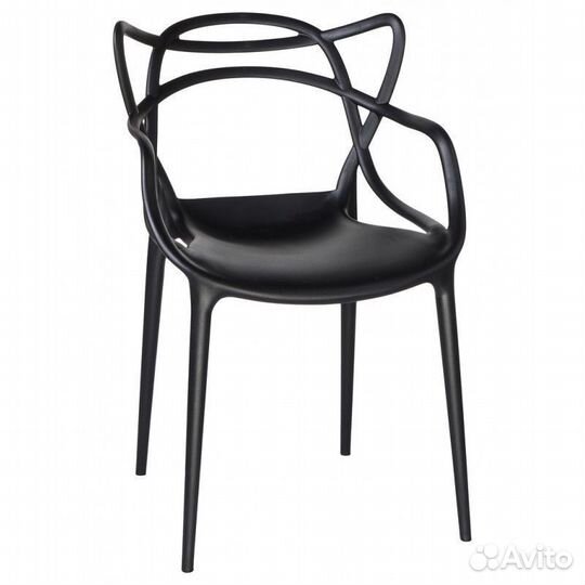 Стул с подлокотниками Kartell Черный Италия