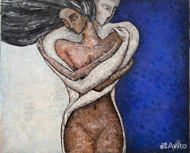 Картина акрилом на холсте