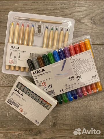 Фломастеры и карандаши Икея Мола