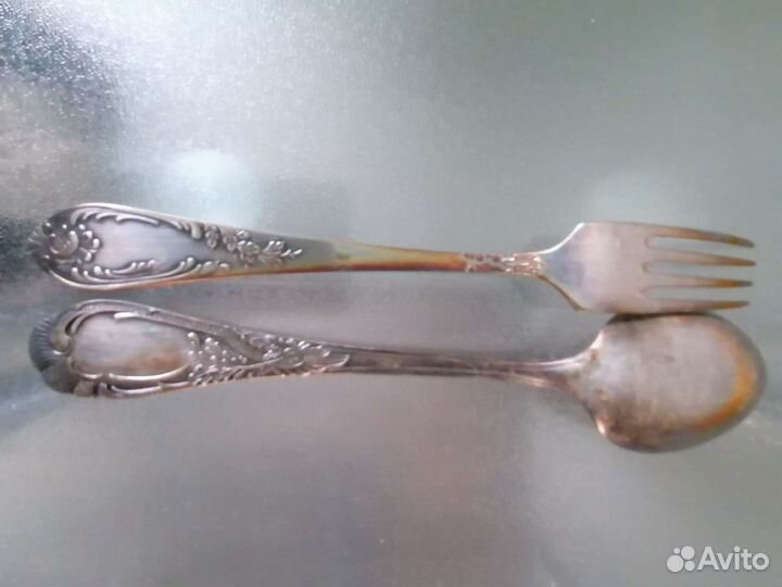 Столовые приборы мельхиор СССР