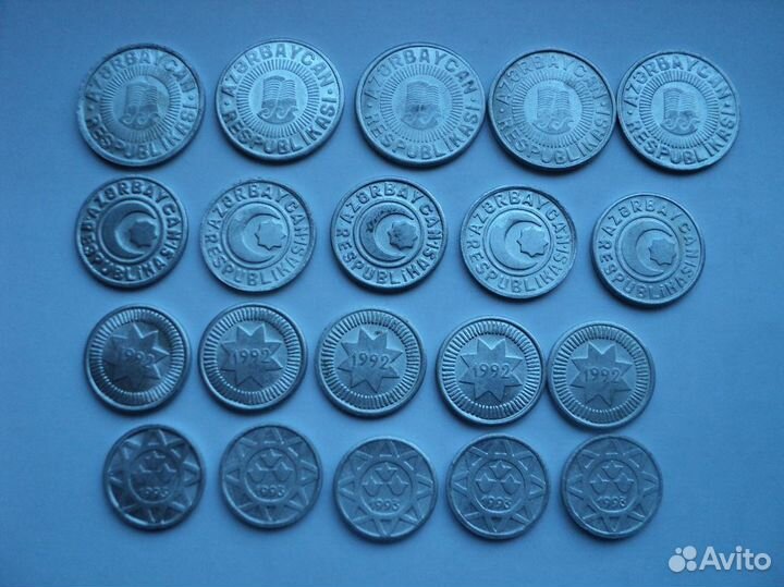 Азербайджан, набор монет