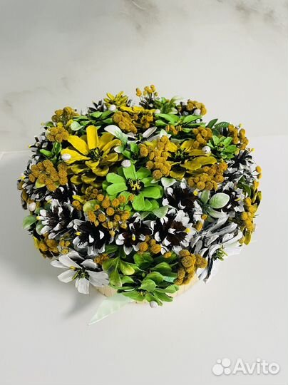 Букет-поделка из природных материалов