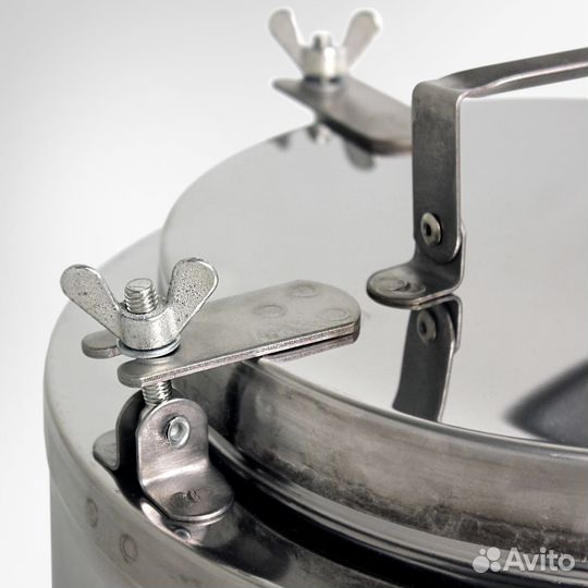 Армейский термос из нержавейки для еды на 24 литра