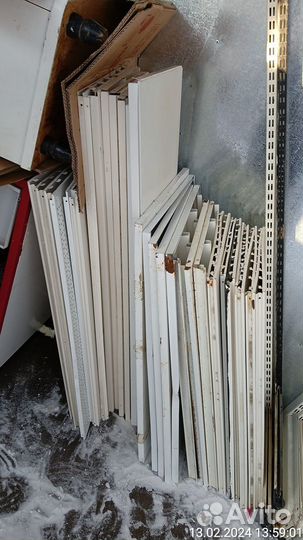 Стелажи консольные с недостатками и коцками б\у